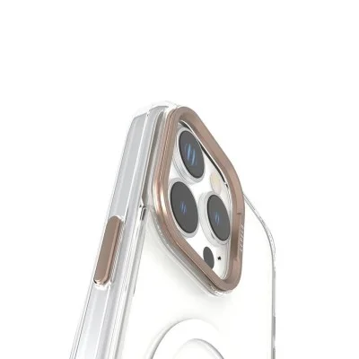 Cover Iphone 16 Pro Max Magsafe Grip Case levelo Morphix - Rose Gold
